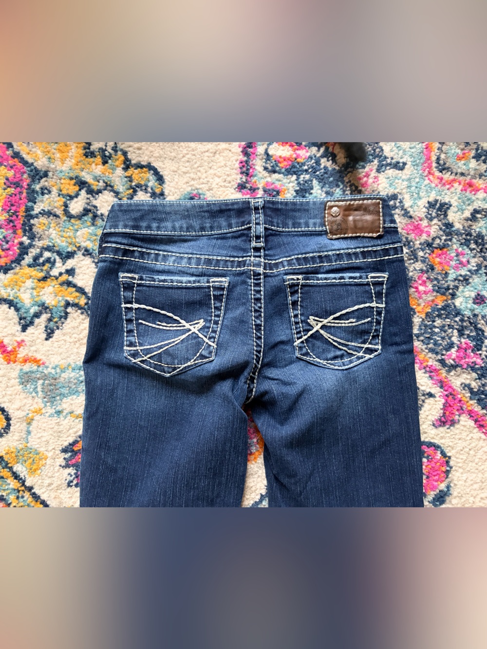 Aiko Bootcut Silver Jeans W26/L33 - Picture 6 of 6